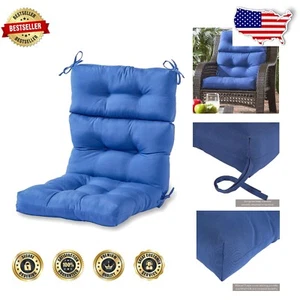 UV and Water Resistant High Back Cushion 5in Thick, 44x22 for Outdoor Chairs - Picture 1 of 10