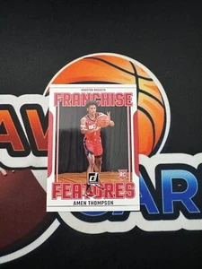 AMEN THOMPSON (COHETES) 23-24 Donruss Baloncesto FRANQUICIA CARACTERÍSTICAS RC No.26 - Imagen 1 de 2