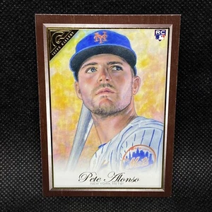 Wood Grain 🚨2019 Topps Gallery PETE ALONSO RC New York Mets Rookie #24 - Picture 1 of 2