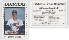 1990 Sport Pro Great Falls Dodgers Jimmy Daspit #5