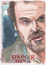 2018 Stranger Things Season 1, Sketch Card By Brad Hudson 1/1