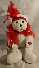 Chantilly Lane Singing Bear Roxie Red Boa 20" I Want to be Loved by You * Works