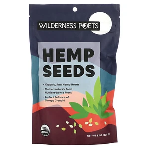 Organic Hemp Seeds, 8 oz (226 g) - Picture 1 of 2