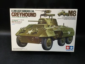 US.M8 Light Armored Car GREYHOUND Military Model Kit 1:35 Scale Tamiya G10 - Picture 1 of 6