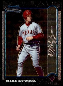 1999 Bowman Chrome Mike Zywica RC Texas Rangers #172