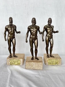 Falarp - Trio Bronzefiguren von Riace - Bronze 20,5 cm - Bild 1 von 7