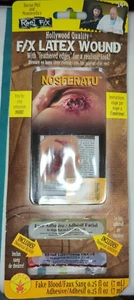 Nosferatu Vampire Bite Special FX Latex Wound Adhesive Blood Gel Adult Halloween - Picture 1 of 24