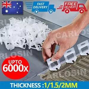 400-6000x Tile Leveling System Clips Levelling Spacer Tiling Tool Floor Wall 1mm - Picture 1 of 13