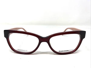 MARCHON NYC DOWNTOWN BRISTOL 604 53-16-140 Burgundy Eyeglasses Frame !S51 - Picture 1 of 8