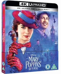 "MARY POPPINS RETURNS" - Walt Disney Musical - ltd 4K UHD + Blu-ray STEELBOOK - Picture 1 of 5
