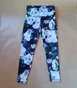 Old Navy Active Core High Rise Leggings Large Floral Print Activewear Athleisure - Bild 1 von 13