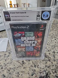 WATA 9.8 A++ GRAND THEFT AUTO III 3 PlayStation 2 Sealed Graded 2001 MINT GEM - Bild 1 von 4