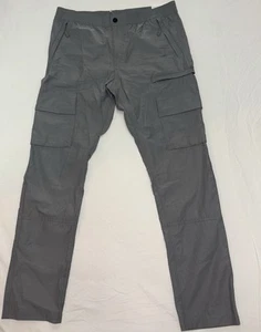 NWT H&M Gray Regular Fit Lightweight Cargo Joggers Size Large - Picture 1 of 7