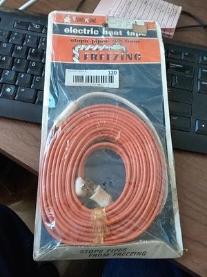NOS. Vintage Frost King Electric Heat Tape 18 Feet - Image 1 of 4