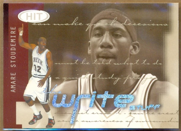 Sage Hit The Write Stuff #4 2002 Amare Stoudemire BSK Foto 1 de 1