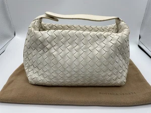 BOTTEGA VENETA Tasche Intrecciato weiß Leder authentisch 251002 - Bild 1 von 21