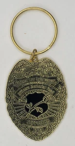 2024 Supporter National Law Enforcement Officers Memorial Fund Metal Keyring - Picture 1 of 4