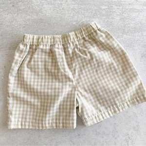 The Beaufort Bonnet Company || TBBC Shelton Shorts Keenland Khaki Gingham 5 - Picture 1 of 5