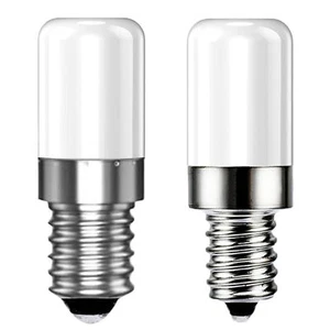 LED Refrigerator Light Bulb E14/E12 2W Fridge Mini Screw Bulb Lamp Kitchen Freez - Picture 1 of 17