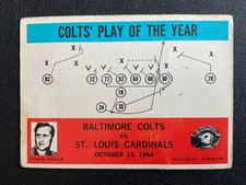 1965 PHILADELPHIA FOOTBALL CARDS PICK CARDS YOU WANT