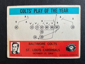 1965 PHILADELPHIA FOOTBALL CARDS PICK CARDS YOU WANT