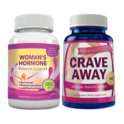 Mujeres Equilibrio Hormonal Estrógeno Aumentar el Apetito Control Pérdida de Peso Píldoras de Dieta Foto 1 de 4