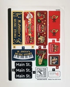 LEGO 10308 Holiday Main Street Original Sticker Sheet - Authentic Decals - Picture 1 of 1