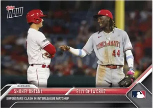 Elly De La Cruz Shohei Ohtani - 2023 MLB TOPPS NOW 750 Superstars Clash Prevendita - Foto 1 di 2