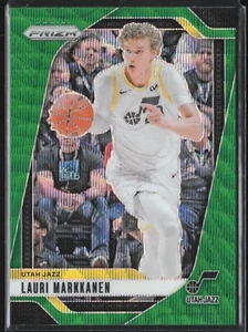 2024-25 Panini Prizm Lauri Markkanen Green Wave Prizm #186 Utah Jazz - Picture 1 of 2