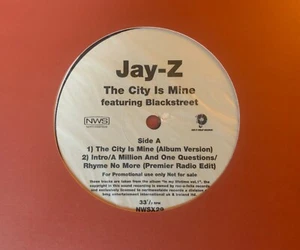 Jay-Z Feat Blackstreet – The City Is Mine 12″ Vinyl (Near Mint++) - Picture 1 of 6