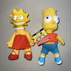 Applause Bart Simpson Beanbag Doll W/ Tag & Rubber Head Lisa Lot The Simpsons