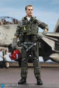 Ready! NEW DID MA80182 1/6 US Navy Fighter F-14 Pilot Action Figure Toy In Stock - Picture 1 of 12