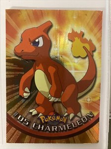 2000 Topps Pokemon Tekno Chrome Charmeleon Some Creases/wear