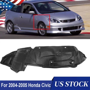 New Front Right Side Fender Liner Plastic 2004-2005 For Honda Civic HO1249121 - Bild 1 von 9