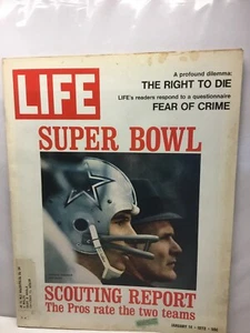 Life - January 14, 1972 Super Bowl Scouting Report, The Right To Die - Picture 1 of 1