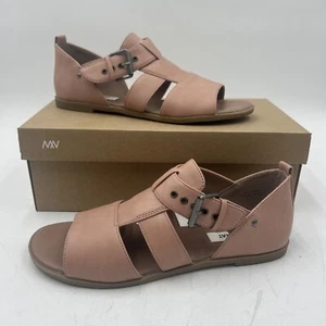 MATT & NAT Eboni nude Pink Vegan PU Leather Gladiator Sandal EU 38 / US 7 - Picture 1 of 11