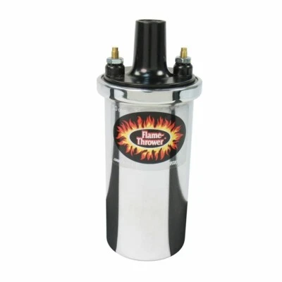 Pertronix 40501 Flame-Thrower Coil 40,000 Volt 3.0 ohm Chrome - Image 1 of 4