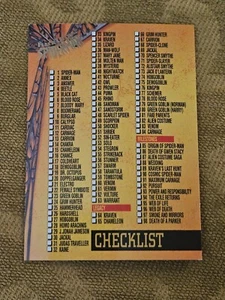 Marvel Fleer Ultra Spider-Man Checkliste 1995 Trading Card #150 - Bild 1 von 8