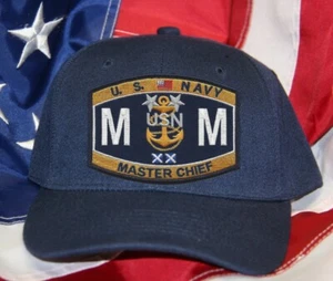 NAVY RATING MM MASTER CHIEFNAVY HAT PATCH - Picture 1 of 16