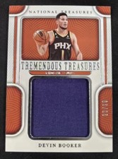Devin Booker 2022-23 National Treasures 90/99 Tremendous Treasures GU Patch #DVB