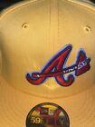 7 5/8 Atlanta Braves Yellow 40th Anniversary In Atlanta Lavender UV Bottom