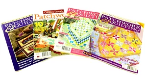 Patchwork and Quilting Magazines Set of 4 Bundle Australian Crafts Volumes Below - Picture 1 of 9