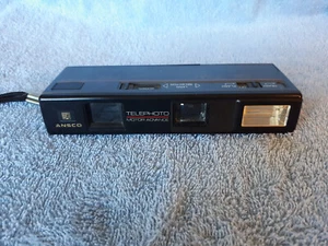 Vintage Ansco 900 Tele-Motor 110 Film Camera Built in Flash Telephoto Motor Adv. - Picture 1 of 6