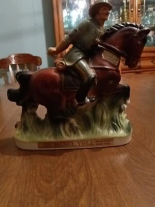 Vintage 1969 REBEL YELL Soldier Horse Decanter Stitzel Weller Distillery Empty - Picture 1 of 1