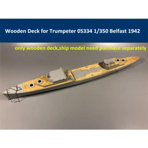 Mazo de madera a escala 1/350 para trompetista 05334 HMS Belfast 1942 kits de modelo - Imagen 1 de 7