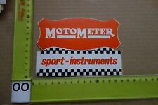 Alter Aufkleber Motorsport Motorrad Auto MOTOMETER sport-instruments