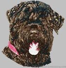 Embroidered Long-Sleeved T-Shirt - Black Russian Terrier Dle1485 Sizes S - Xxl