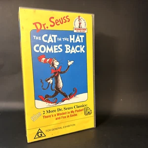 Dr. Seuss: The Cat in the Hat VHS 1985 Beginner Book Video Small Case VGC No SSS - Picture 1 of 5