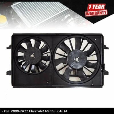 Ventilador condensador radiador 15788745 AC compatível com 2008-2011 Chevrolet Malibu 2.4L l4 - Imagem 1 de 4