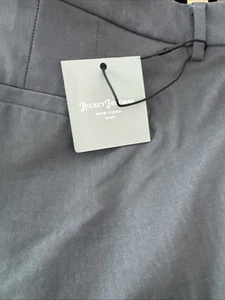 NWT SZ 38 Mens Grey Hickey Freeman Performance Flat Front Shorts NWT 9” Drop - Picture 1 of 12